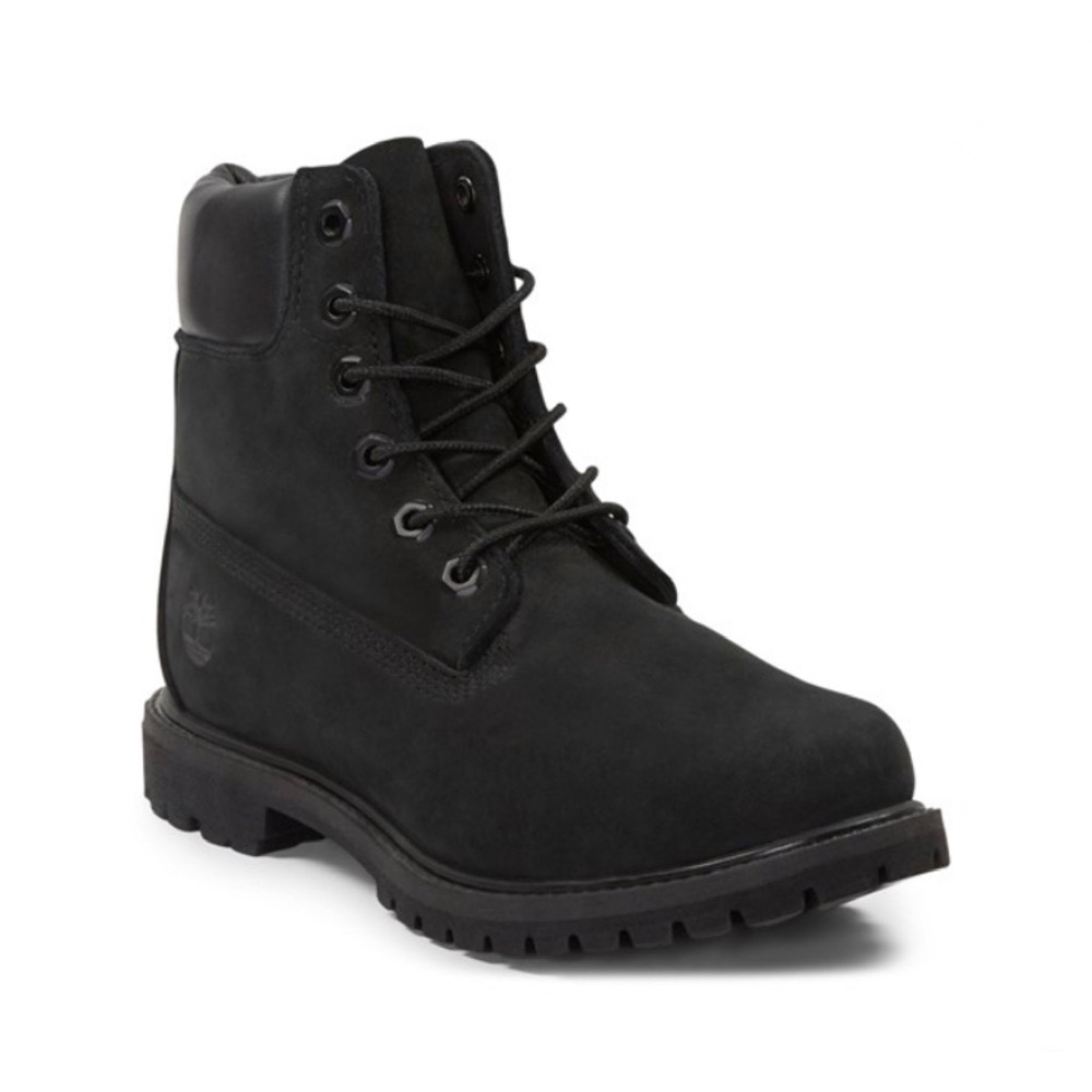 Timberland Black Combat Moto Boot